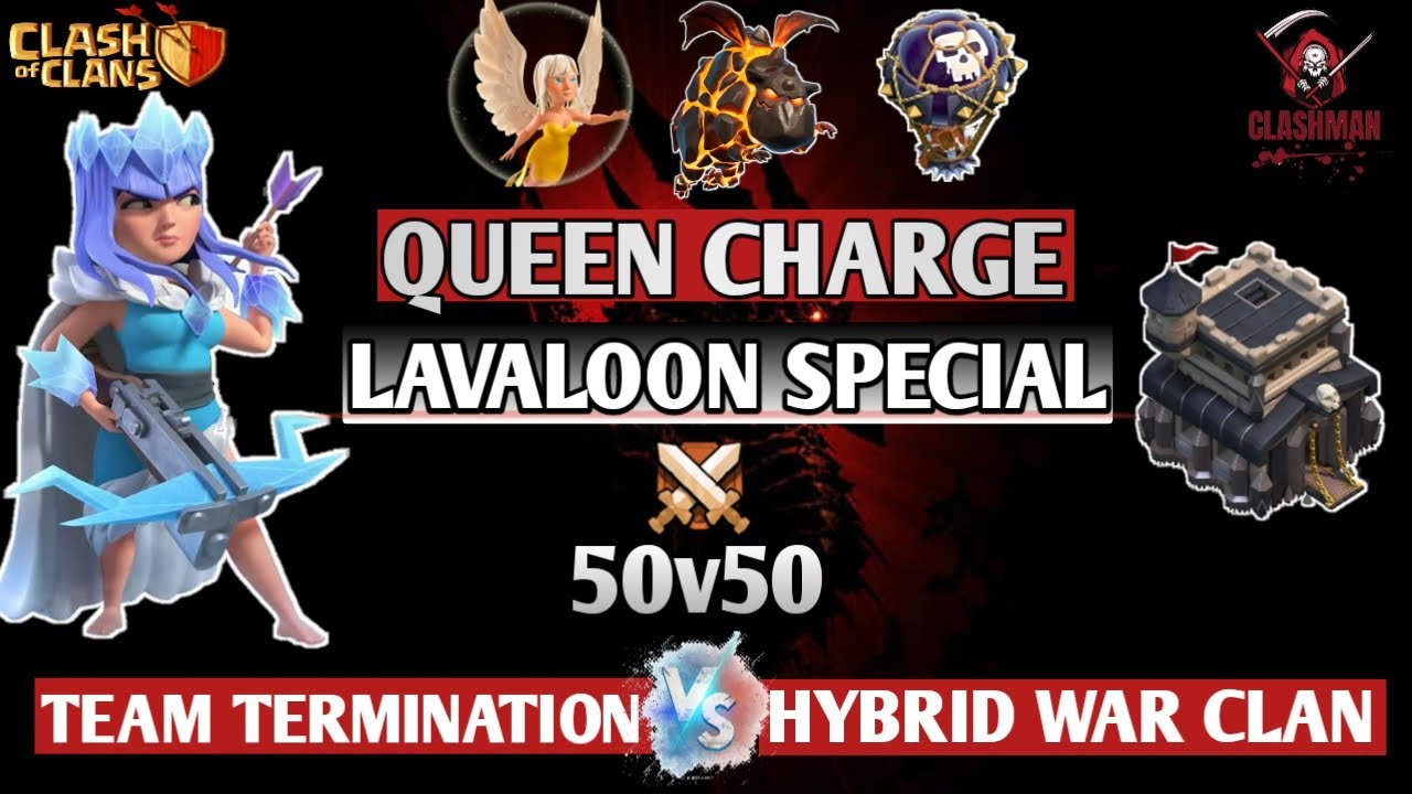 ONLY QC LALO ALLOWED 😱 TH9 50v50 ⚔ BEST CLAN WAR EVER | TERMINATION vs HYBRID WAR CLAN