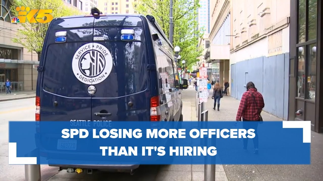 Seattle Police Department losing more officers than it's hiring