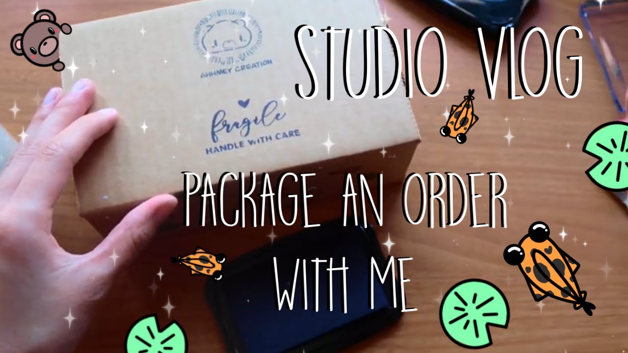STUDIO VLOG #001 | Day In The Life Of A Small Business Owner & Packaging An Order