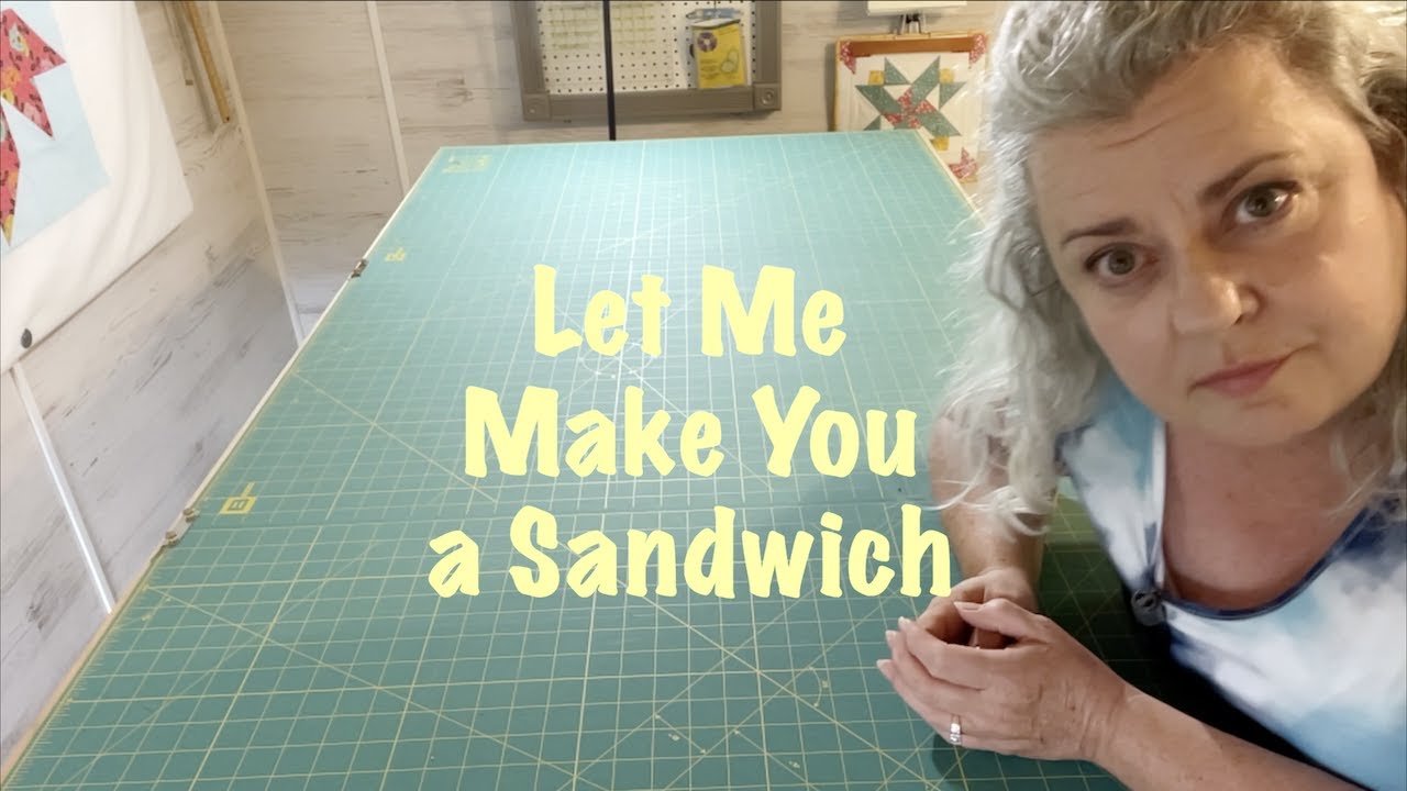 How to Sandwich a Quilt on a Table | Step by Step Glue/Pin Baste Method