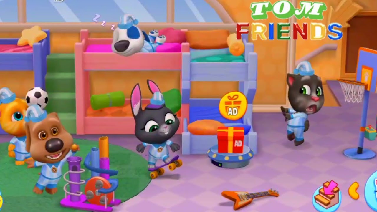 My Talking Tom friends cartoon gameplay part 158-2
