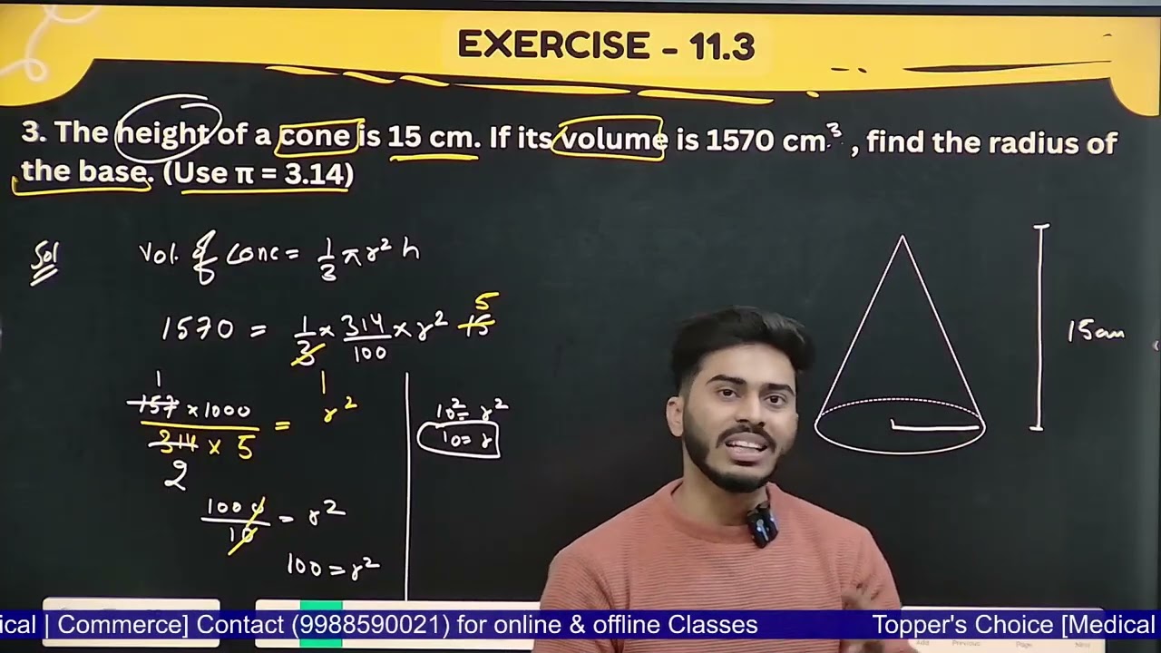 Class 9 Maths Chapter 11 Part 5 | Ex 11.3 | Detailed Explanation Hindi