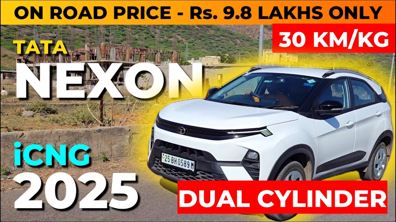 Tata Nexon 2025 iCNG 🔥Price, Features & Mileage | Better Than Petrol & EV? Full COMPARISON with all!