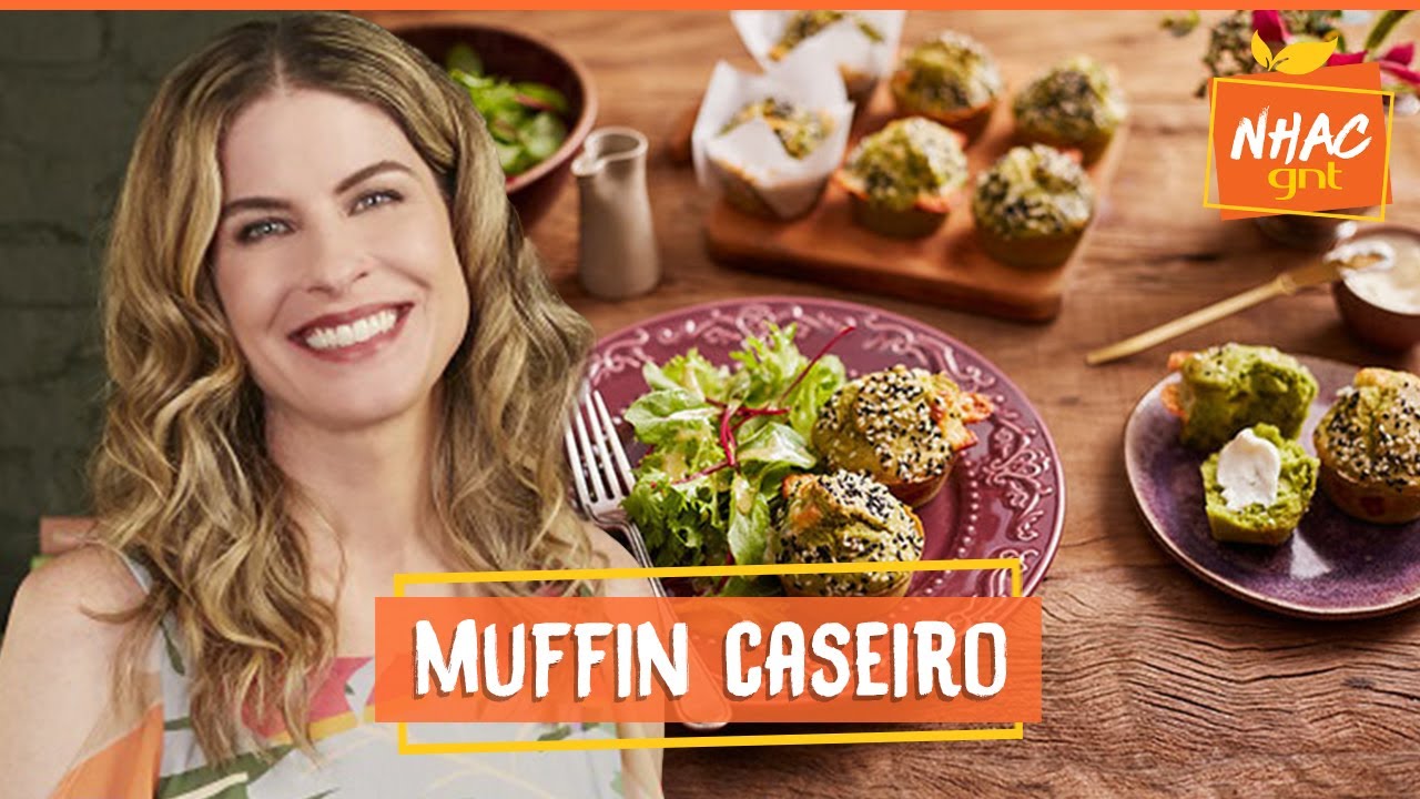 Muffin caseiro de queijo com espinafre | Rita Lobo | Cozinha Pr&aacute;tica