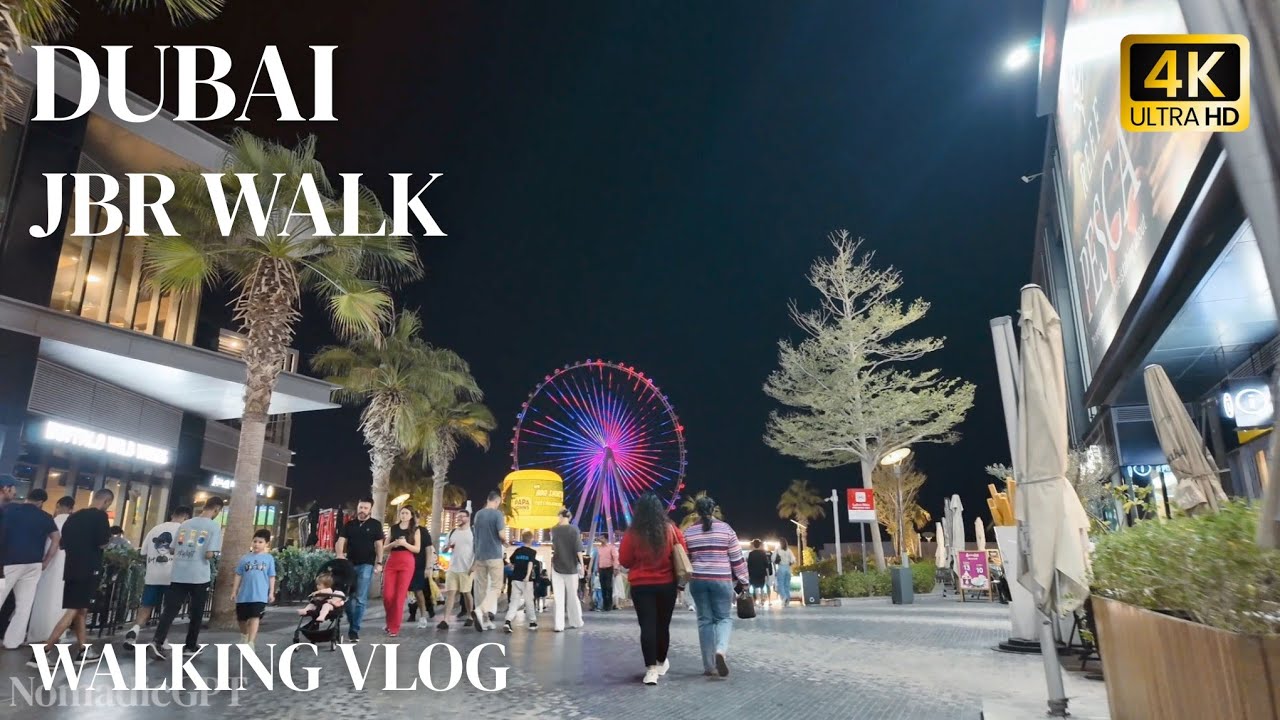 Dubai JBR Walk Nightlife In 2026 | Dubai Travel Guide 4K HDR