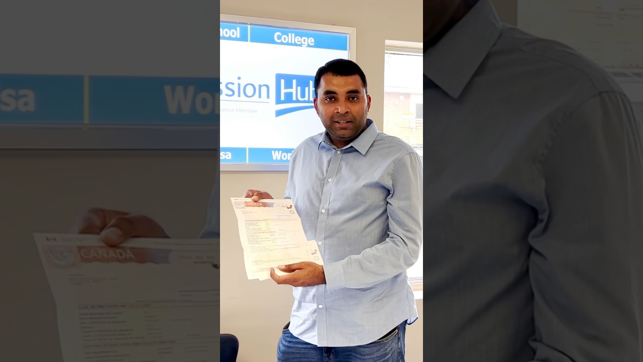 Get your Study permit with Admission hub |Client testimonial#educationvisa #studyabroad #visaexperts