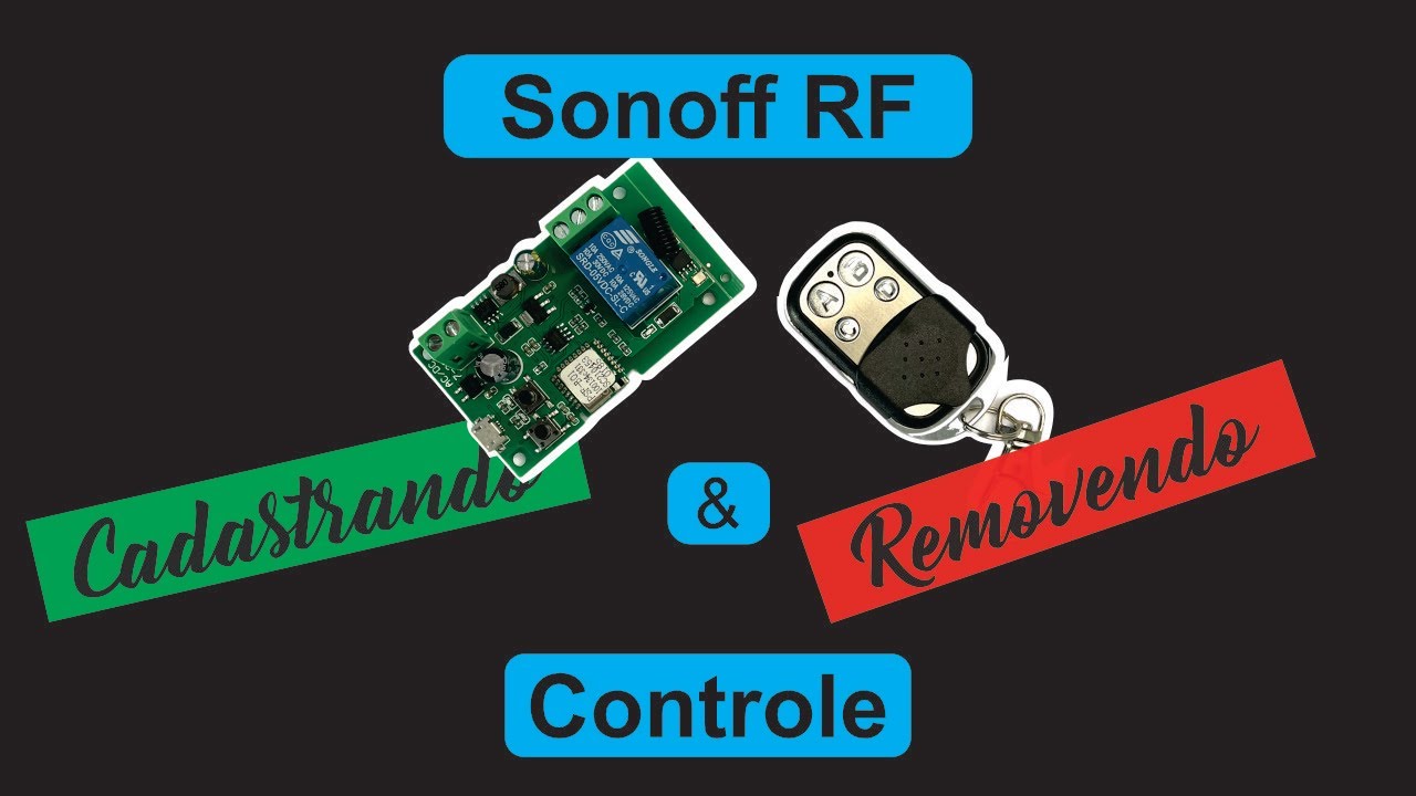 Sonoff Pulso 12v Rf Cadastrando e removendo Controle.