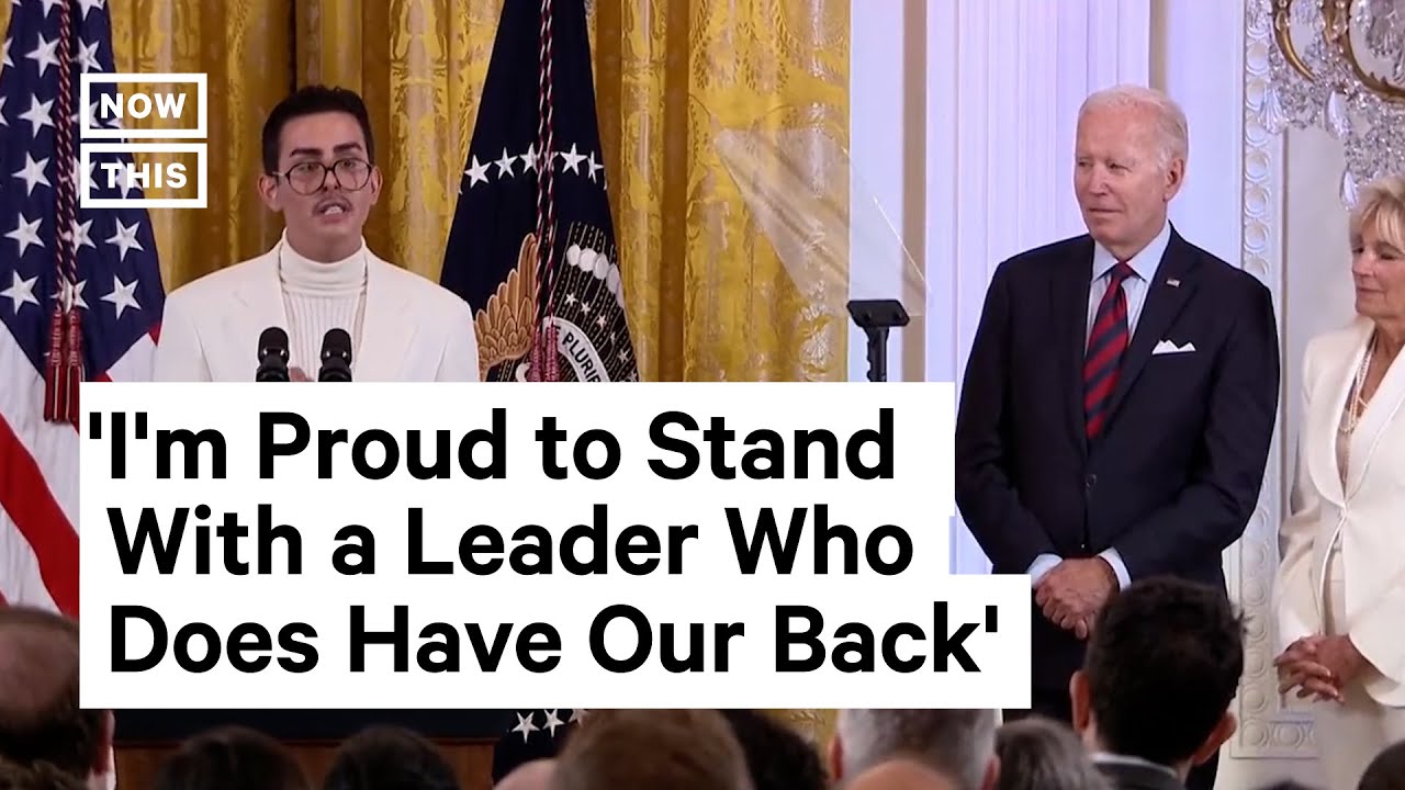 Young Activist Introduces Biden at White House Pride Event