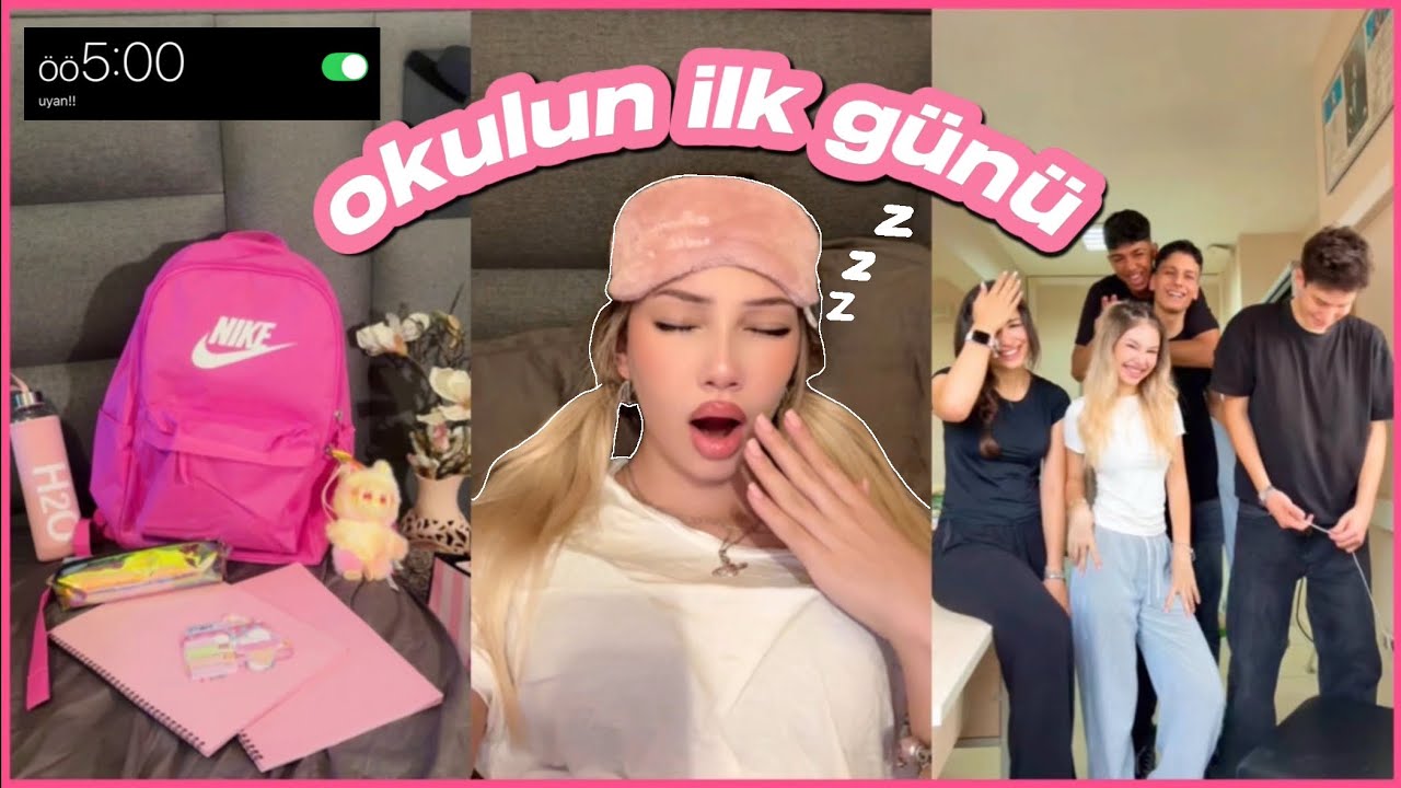 OKULUN İLK GÜNÜ SABAH RUTİNİM! GRWM ~Destina Kaya