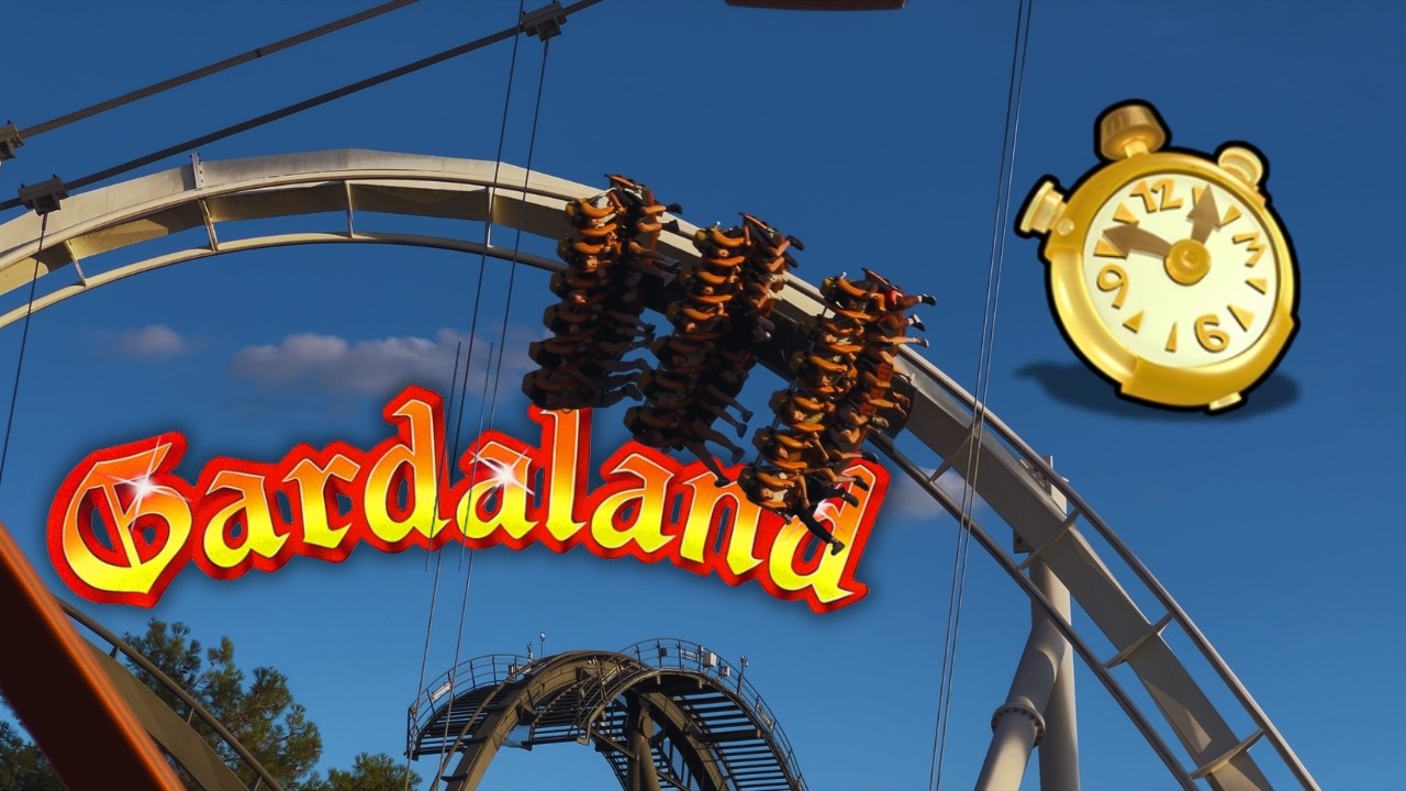TUTTO Gardaland in TEMPO RECORD! Sfida FOLLE contro l’orologio!