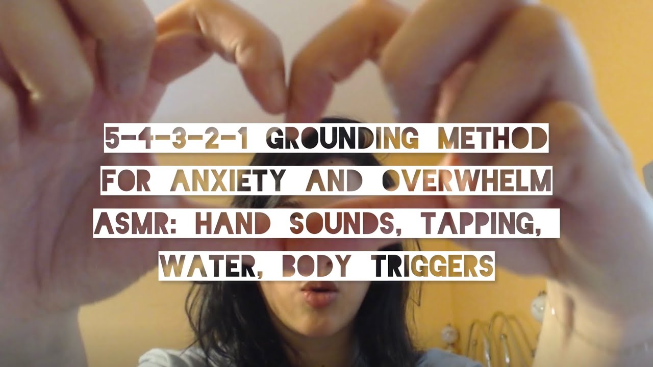 ASMR to watch when feeling anxious‼️ (5-4-3-2-1 grounding method through asmr) ♥️♥️♥️ #asmr