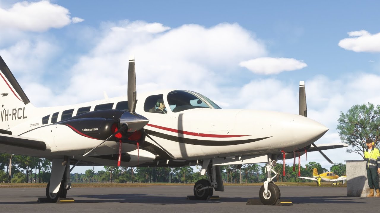 Livestream exploring Tasmania in the Cessna 404 Titan in Flight Simulator 2024