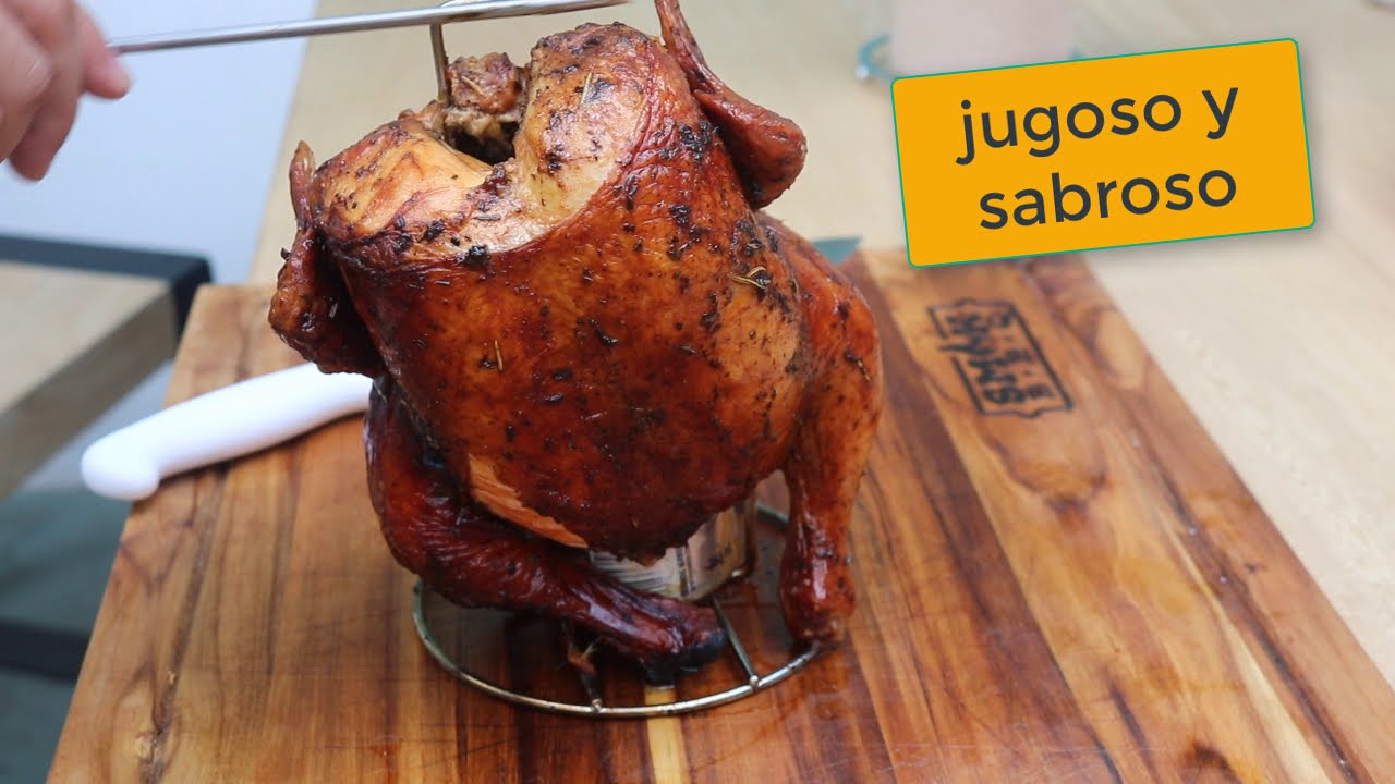 POLLO SENTADO AL BARRIL