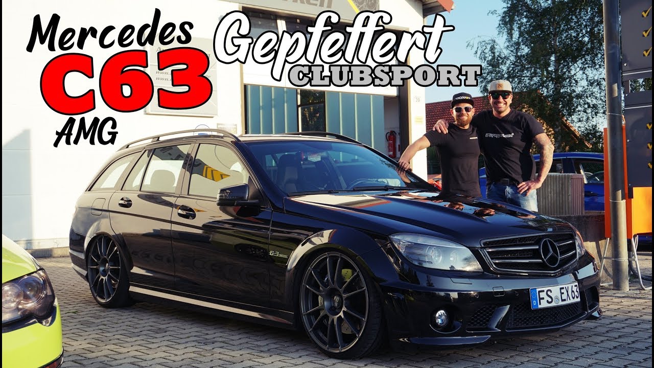 C63 AMG 204 T-Modell mit Gepfeffert Clubsport Fahrwerk und viel Carbon