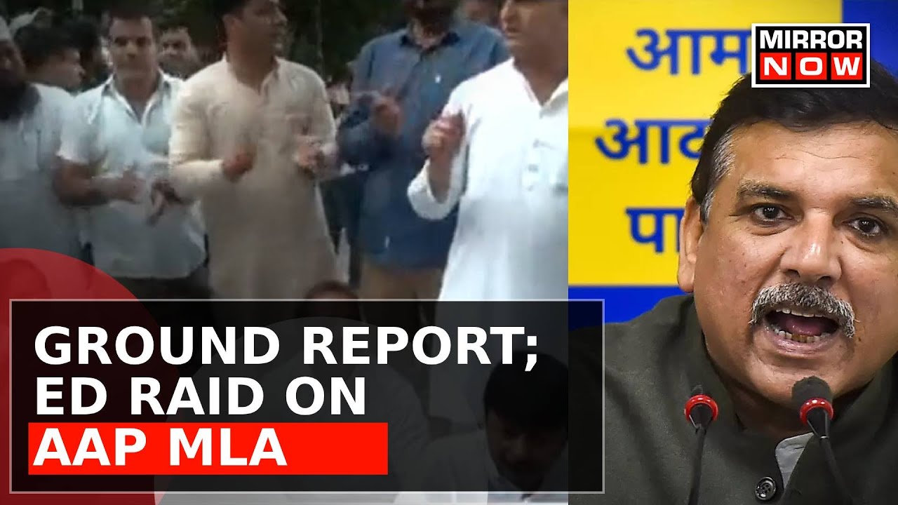 ED Raid On AAP MLA's Residence; Kejriwal Slams 'Desperate Attempts Of Losing Man' | Ground Report