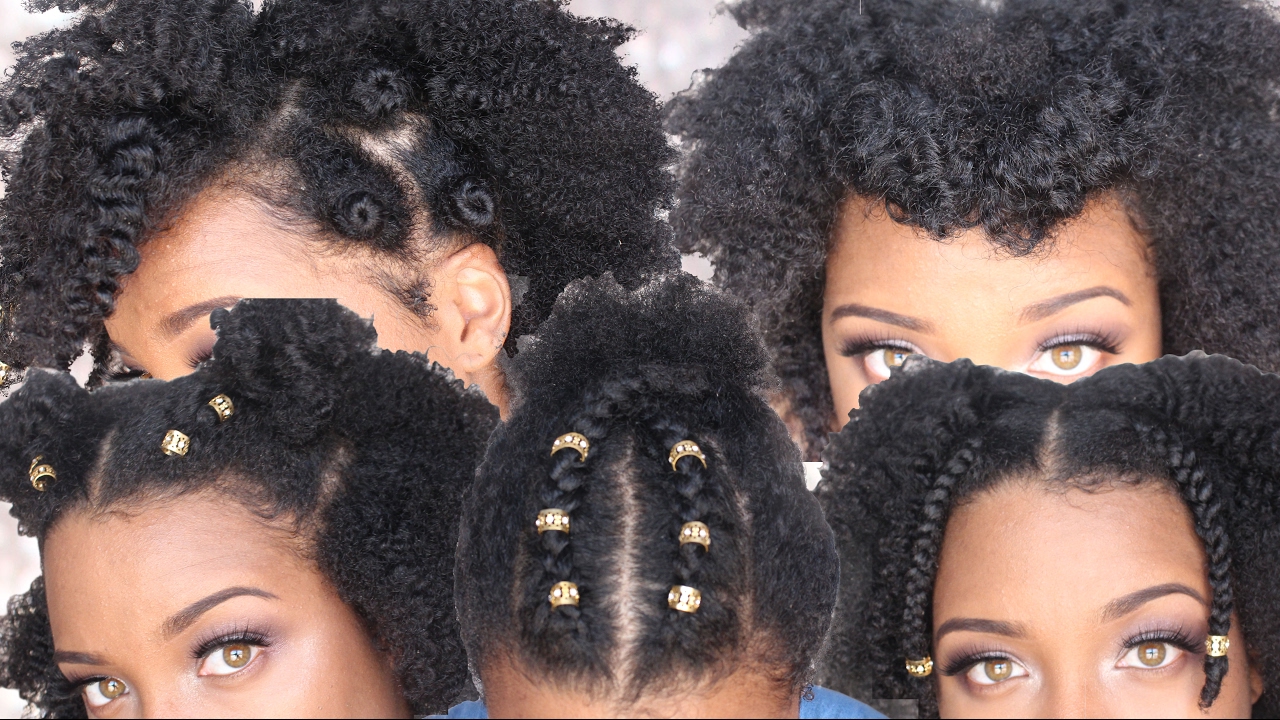 How To | Top 5 Trending Natural Hairstyles On Instagram For Type 4 😍😍😍