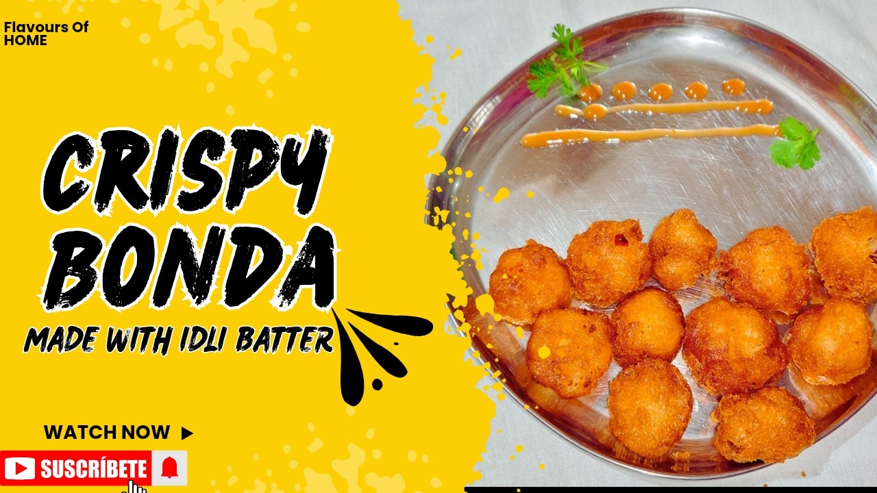 CRISPY BONDA| EVENING SNACK| IDLY BATTER BONDA