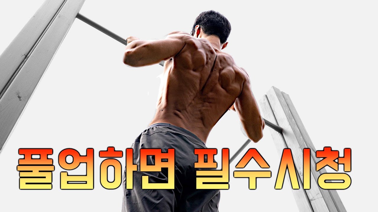 풀업(턱걸이)을 하시는 분들에게..