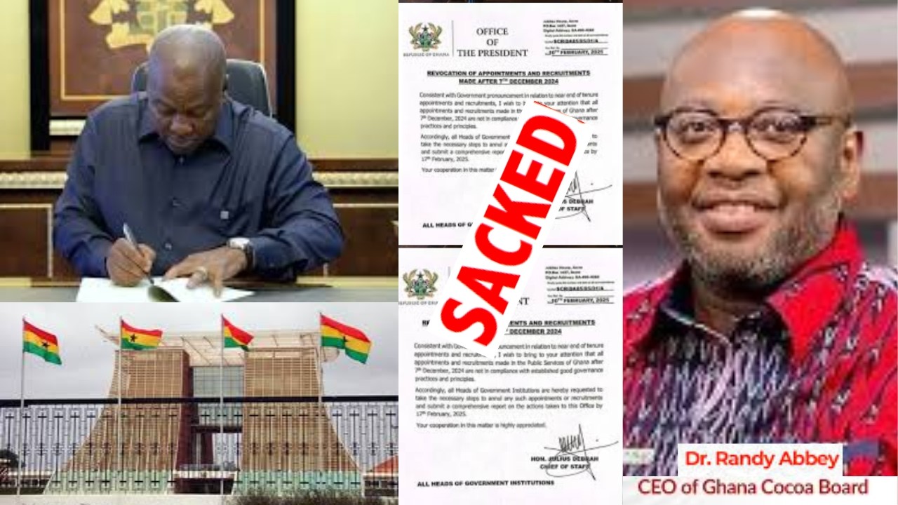 βREAKING NEWS!.Randy Abbey ⱾACKED As CEO Of Cocobod?.....Full Details