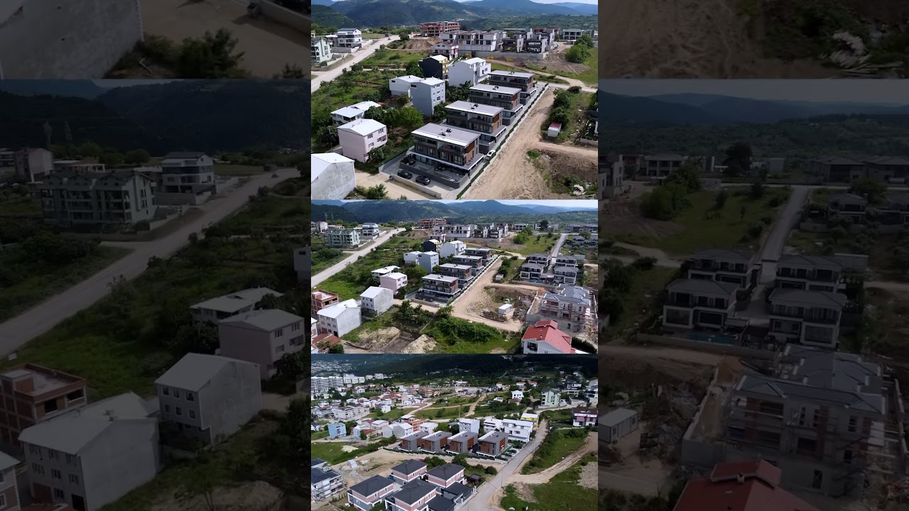 G&uuml;l&uuml;mseten Emlak | Villa Drone &Ccedil;ekimi