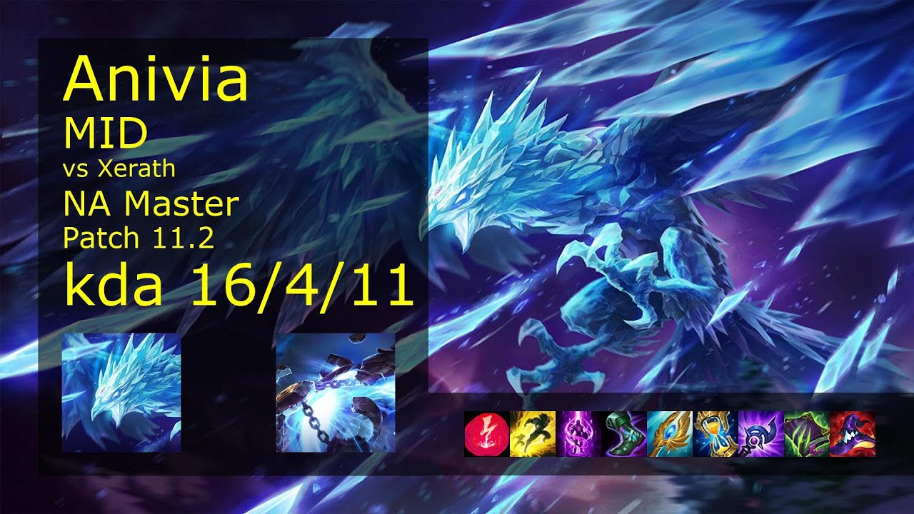 Anivia Mid vs Xerath - NA Master 16/4/11 Patch 11.2 Gameplay