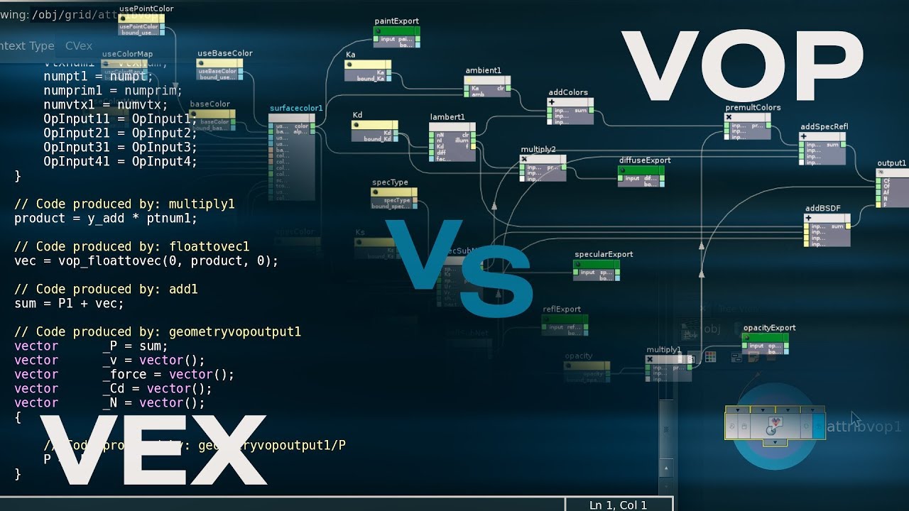 VEX и VOP для тех, кто боится Houdini. sapphirevfx.xyz