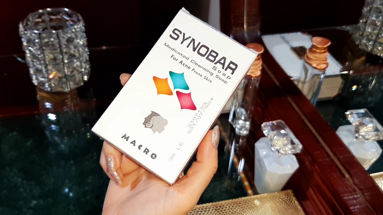 ريفيو عن صابونة سينوبار🧼(synobar)للبشرة الدهنيه المعرضه للحبوب ورأي فيها بتنشف الحبوب ولا لا🤔