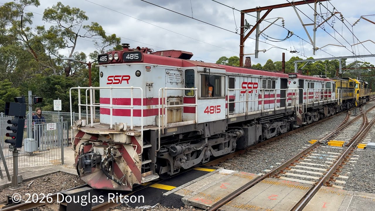 D143 light engine 4815, 4811, 4917, SSR104. Cowan 1217 & 1242 26/1/26