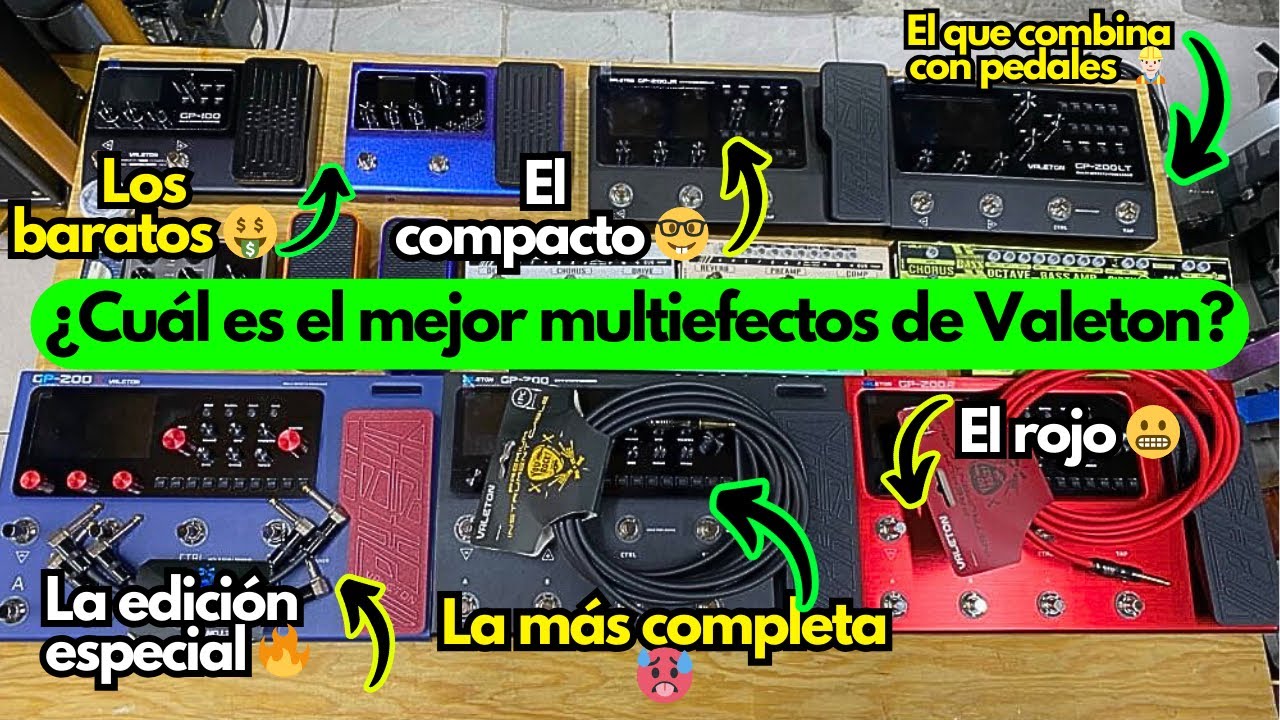 ¿CUÁL ES EL MEJOR MULTIEFECTOS DE VALETON? LO BUENO Y MALO 🧐