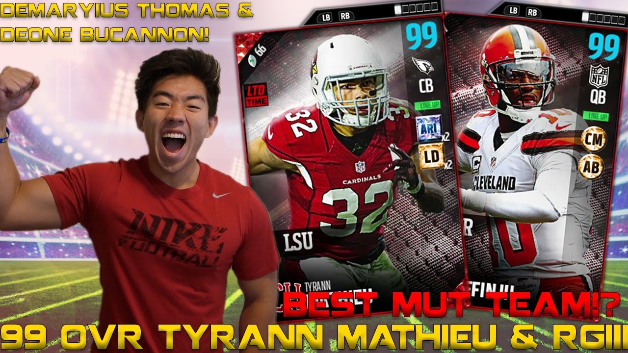 99 OVR ТАЙРАН МЭТЬЮ И РОБЕРТ ГРИФФИН III! MADDEN 17 ULTIMATE TEAM