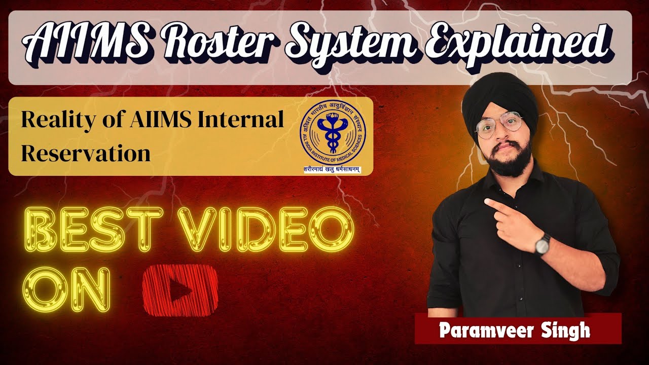 AIIMS Roster System Explained | Reality of Internal Reservation in AIIMS | Don't make this mistak...