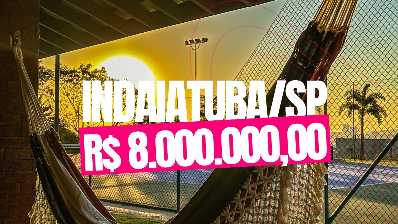 Chácara c/ 6 Suítes à venda, 5000 m² -  R$ 8.000.000 - Colinas do Mosteiro de Itaici - Indaiatuba/SP