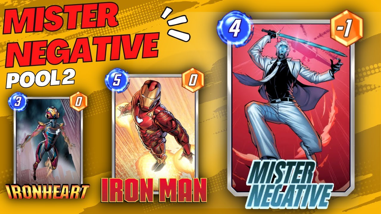 Mister Negative Deck Pool 2 - Marvel Snap Early Pool 3 Deck