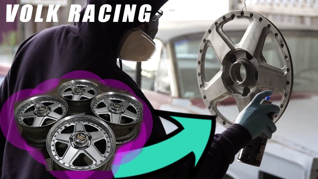 $100 JDM wheel RESTORE ! VOLK