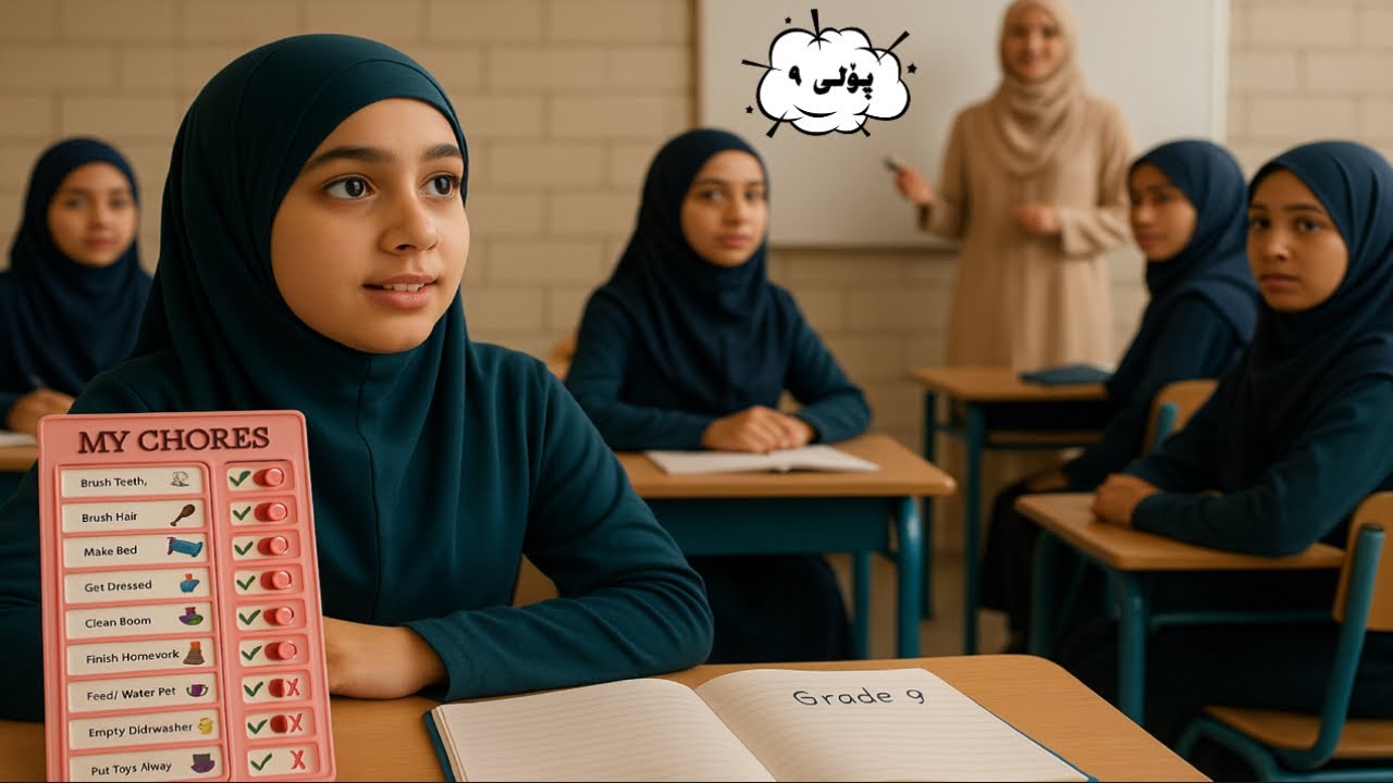 پێداویستی خوێندکارێکی پۆلی نۆ