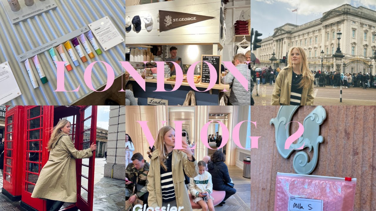 LONDON VLOG 2 I Milla Seredin ( Covent Garden , Glossier , Brandy ...)