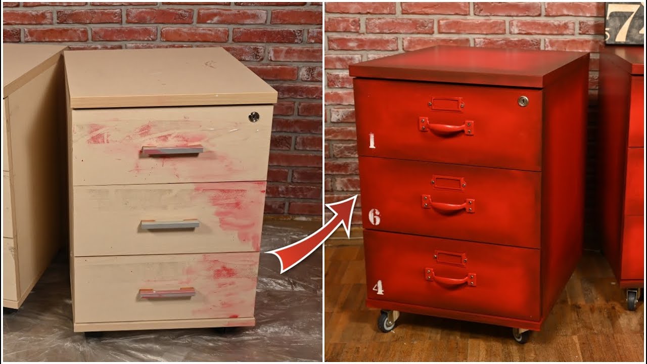 DIY File Cabinet Transformation / Thrift Flip