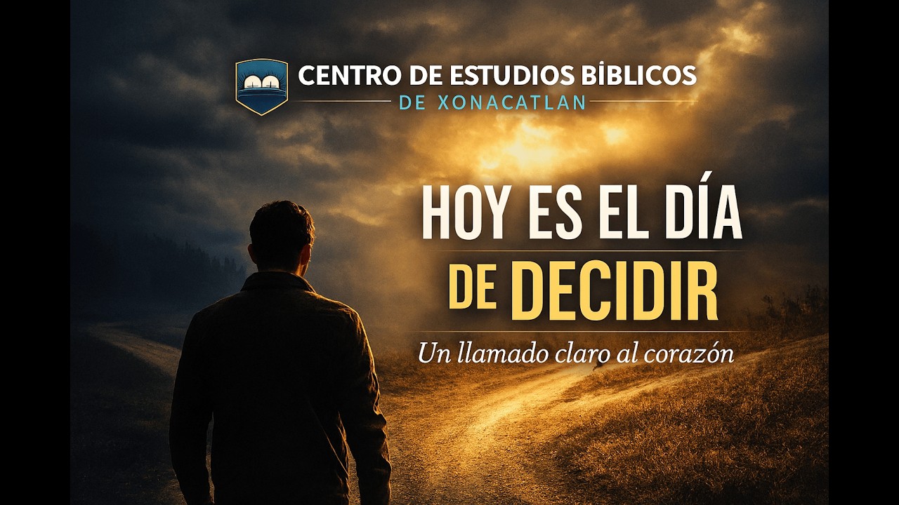 HOY ES EL DÍA DE DECIDIR.    Un llamado claro al corazón