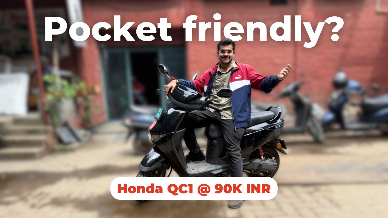Honda QC1 Review: The ₹96K scooter - Smooth Ride, But Is it Enough? Range, Performance, issues