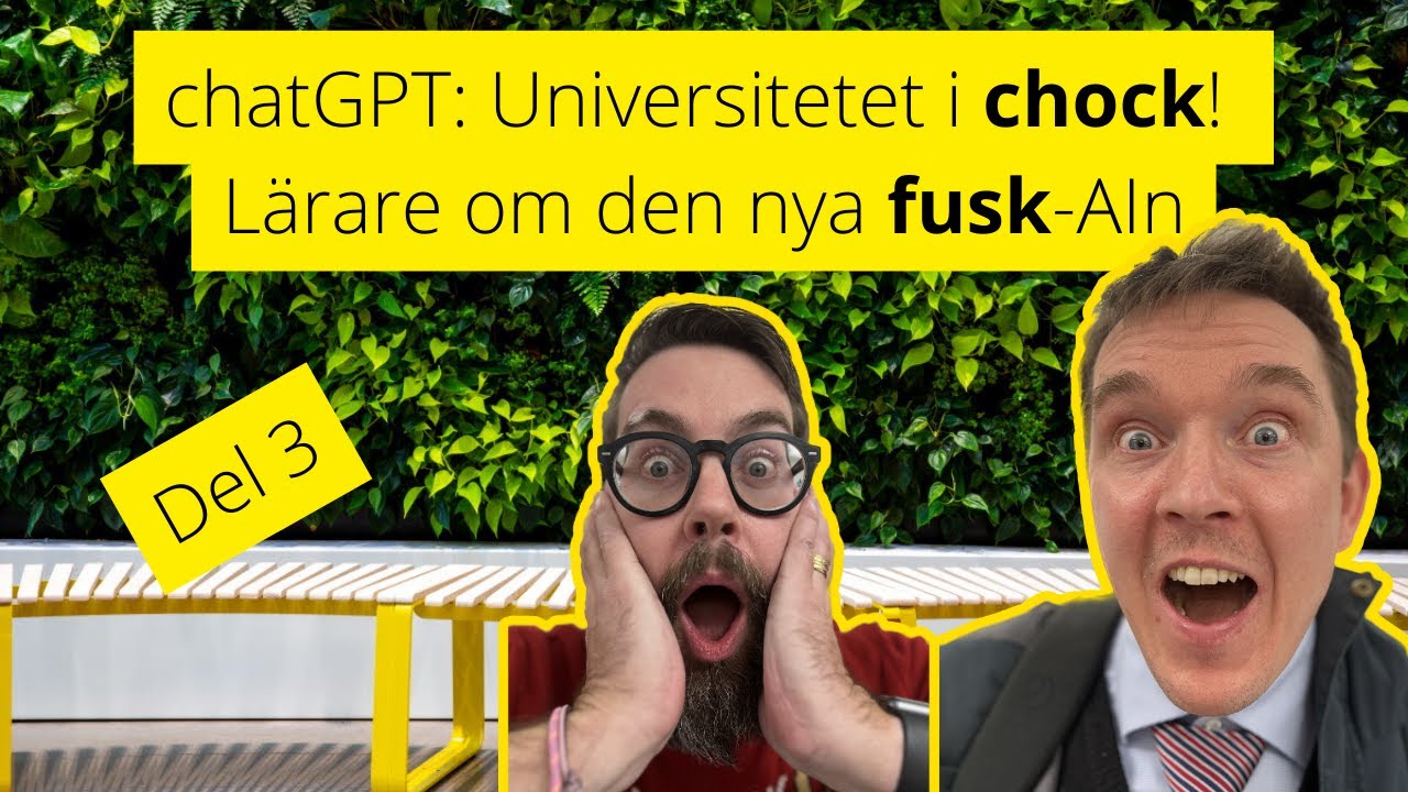 Teknik i Akademi #3: chatGPT: Universitetet i chock! Lärare om den nya fusk-AIn