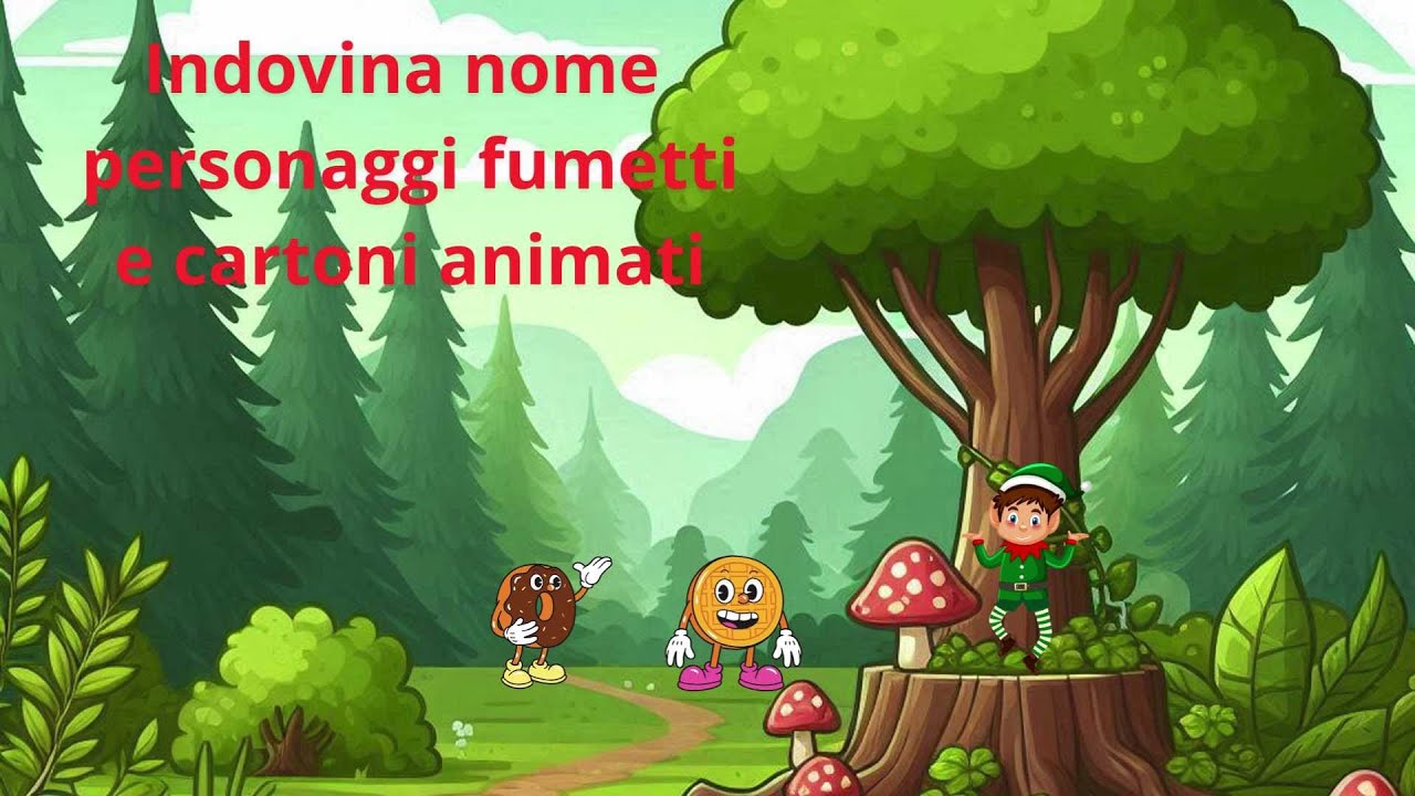 Quiz indovina nome personaggi di fumetti e cartoni animati