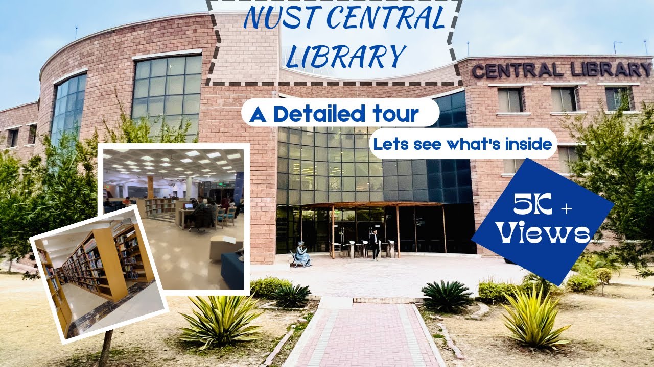 NUST Central Library Islamabad | Detailed video | Life at NUST | Yousuf Jamal