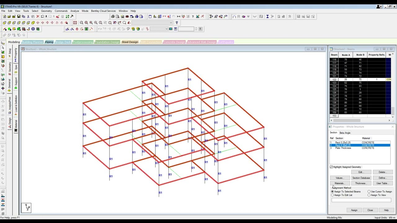 STAAD PRO TUTORIAL #youtube