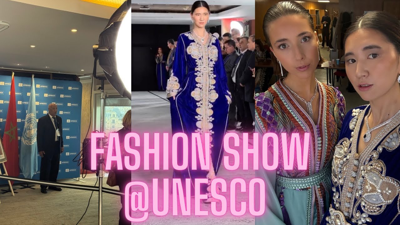 Moroccan Kaftan at UNESCO Paris 🏛️l Behind the Scenes