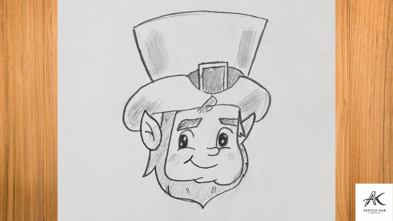How to Draw a Leprechaun Step by Step | St. Patrick’s Day Drawing