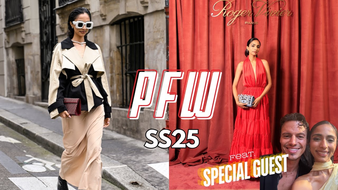 Paris Fashion Week 2024 Vlog | SS25 feat. Roger Vivier, Nina Ricci, Maje, and SPECIAL Guests!