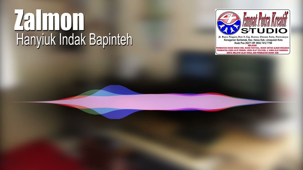 Zalmon - Hanyuik Indak Bapinteh  (Karaoke Music Video)