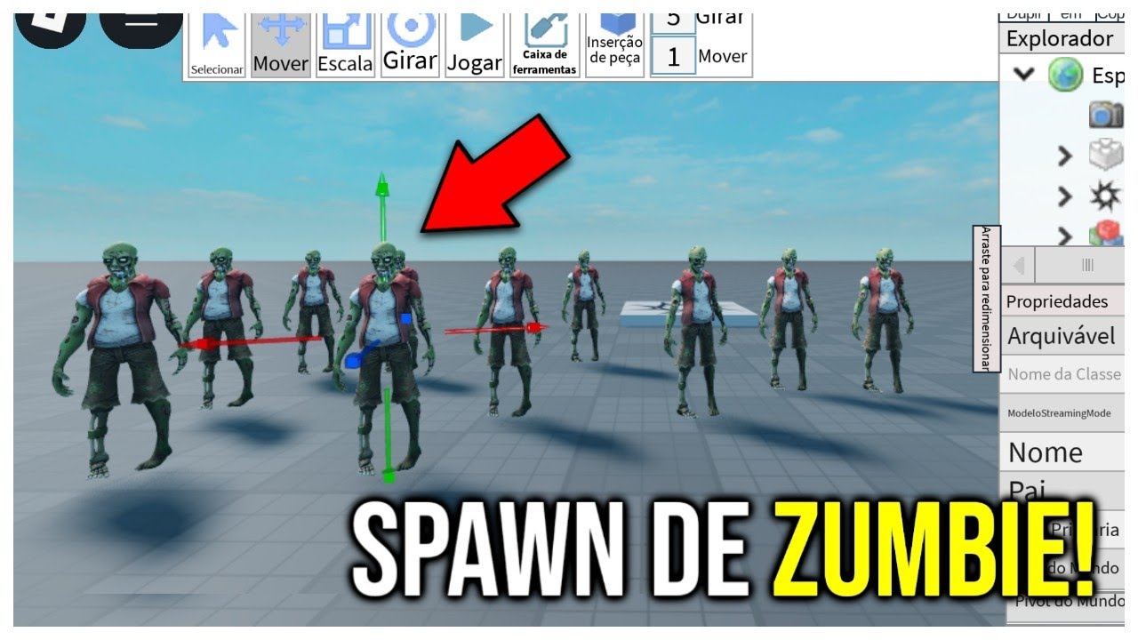 COMO CRIAR UM SPAWN DE ZOMBIE NO STUDIO LITE