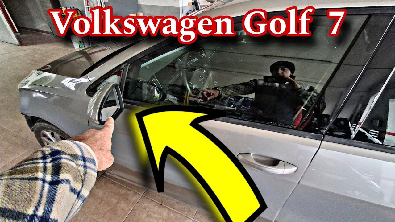 Volkswagen Golf 7 Как снять зеркало + карту двери + замена динамика