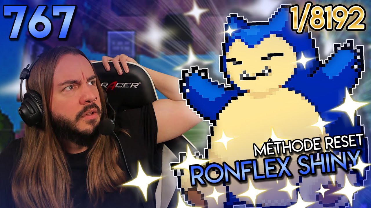 22 000+ RENCONTRES POUR RONFLEX SHINY EN 1/8192 (SNORLAX) | Pokemon Soulsilver